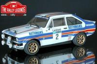 Auto - 1/10 Electrique - 4WD Rally - RTR  - Ford Escort RS 1800 1981