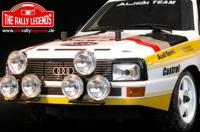 Car - 1/10 Electric - 4WD Rally - ARTR  - Audi Quattro Sport Rally 1985 - PAINTED Body