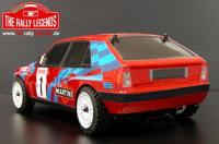 Auto - 1/10 Electrique - 4WD Rally - ARTR - Lancia Delta Integrale Rouge - Carrosserie PEINTE