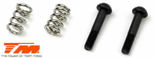 Team Magic - TM502103 - Spare Part - G4 - 2 Speed Shoe Spring and Screw (2 pcs)