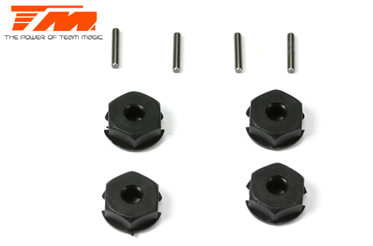 Team Magic - TM502154 - Spare Part - G4 - Hex Wheel Adapter (4 pcs)