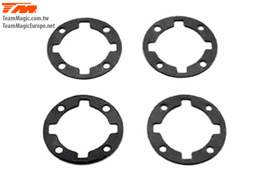 Team Magic - TM502324 - Ersatzteil - G4RS/G4JS/JR/D - Dichtungen zu Differential Gehäuse (4 Stk.)