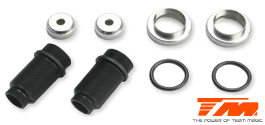 Team Magic - TM502355 - Spare Part - G4JS/JR/D - Harc Coated Shock Body Set (2 pcs)