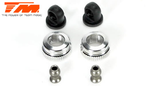 Team Magic - TM503190 - Spare Part - E4 - Shock Cap Set (2 pcs)