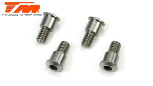 Team Magic - TM503214 - Spare Part - E4 - Caster Block Lower Screw (4 pcs)