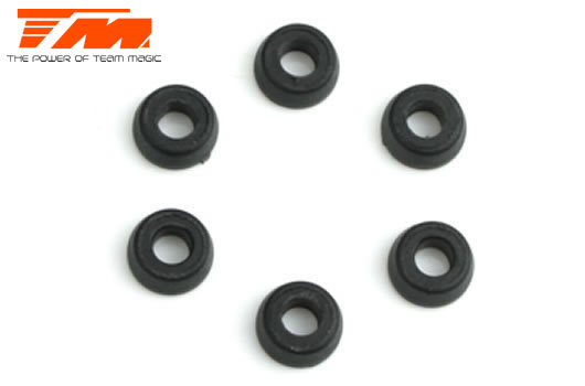 Team Magic - TM503252 - Spare Part - 3.1x6.5x3mm Nylon Washer (6 pcs)