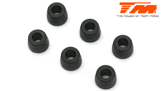 Team Magic - TM503280 - Spare Part - 3.1x6.5x5mm Nylon Washer (6 pcs)