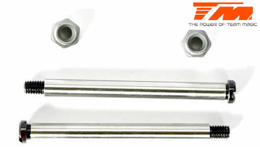 Pièce détachée - M8JS/JR - Axe acier de suspension 3.5x41.5mm (pour avant supérieur/extérieur inférieur) (2 pces)