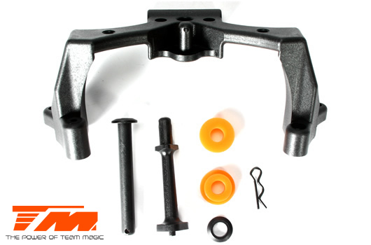 Pièce détachée - M8JS/JR - Support de Sauve-servo et rigidificateur avant Set