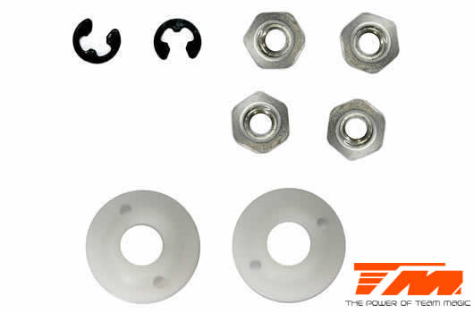 Pièce détachée - M8JS/JR - Pistons d'amortisseurs 1.5mm x 2 (2 pces)