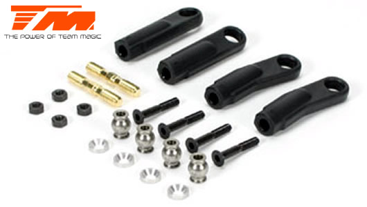 Pièce détachée - M8JS/JR - Biellette supérieure arrière Set (2 pces)