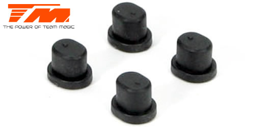 Pièce détachée - M8JS/JR - Inserts Nylon de supports d'axes de suspension avants inférieurs (4 pces)