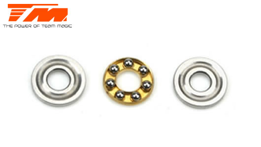 Team Magic - TM150510TL - Thrust Bearing  - metric -  5x10mm - Light