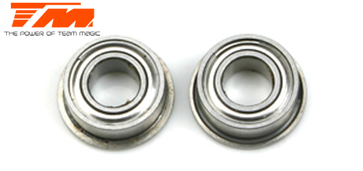 Team Magic - TM150610F - Ball Bearings - metric -  6x10x3mm - Flanged (2 pcs)