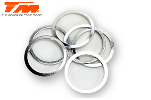 Team Magic - TM130101 - Washers - 13.2 x 15.8 x 0.22mm (6 pcs)