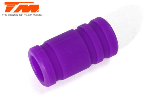 Team Magic - TM119022P - Raccordo di scappamento silicone 1/10 - Purple