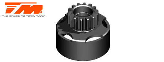 Team Magic - TM183602-18 - Clutch Bell - 1/8 - Ventilated - 18T