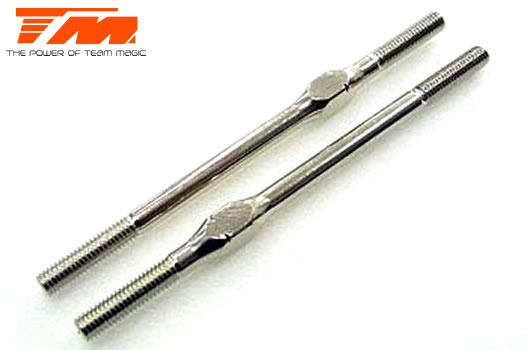 Team Magic - TM116136-5 - Adjustable Rod - Hardened - 3x 65mm (2 pcs)