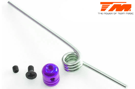 Team Magic - TM111050P - Pipe Holder - M3 - Purple