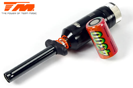 Team Magic - TM114203-43 - Chauffe bougie - Black Magic - avec accu et vue-mêtre - GP 4300 mAh