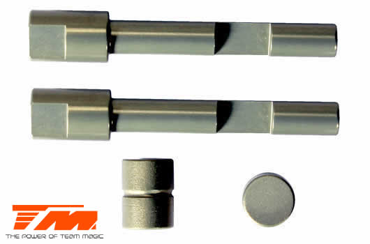 Pièce détachée - M8JS/JR - Aluminium 7075 traité dur - Axe et came de frein (2 pces)