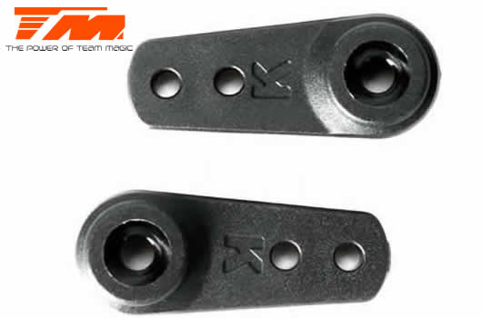 Pièce détachée - M8JS/JR/B8ER - Palonier de servo 23D - Sanwa / Ko Propo / JR (2 pces)