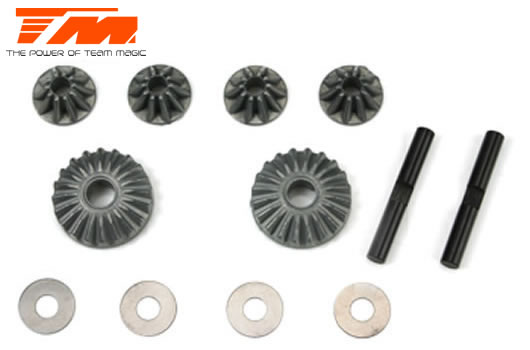 Team Magic - TM561304 - Pièce détachée - B8RS/B8ER - Pignons de différentiel Set