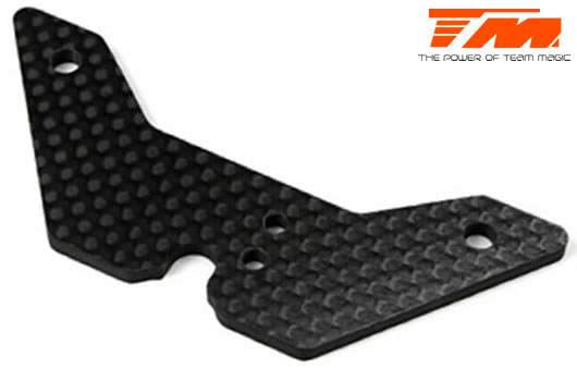 Team Magic - TM561313 - Spare Part - B8 ER/JR/RS - Carbon Front Triangle Plate