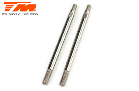 Team Magic - TM561361 - Spare Part - B8RS - ST Steel Shock Shaft 4x55mm Front (2 pcs)