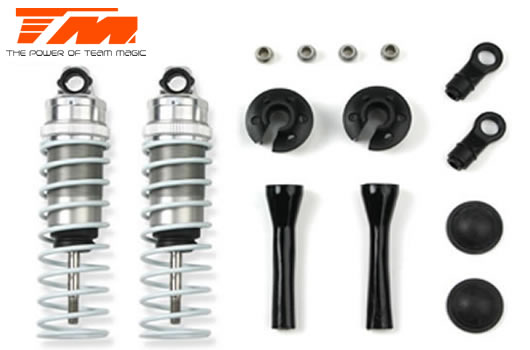 Team Magic - TM561370 - Option Part - B8RS B8ER - Front Big Bore Shock Absorber Set (2 pcs) - 120mm 66L