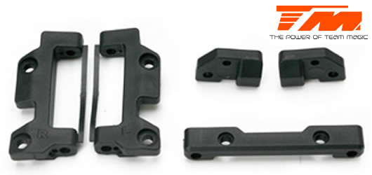 Team Magic - TM504056 - Spare Part - G4RS - Front Hinge Pin Mount Set