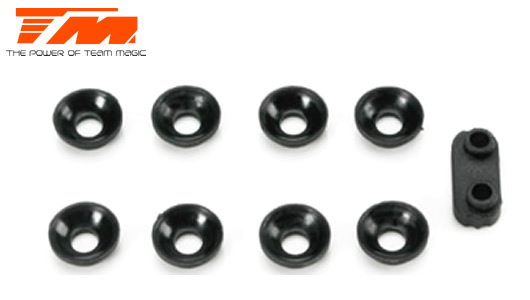 Team Magic - TM504062 - Spare Part - G4RS - Steering Adjusting Spacers, 9mm Ball Spacers