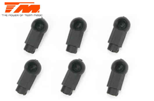 Team Magic - TM504122 - Spare Part - G4RS - 4.0mm Short Ball End (6 pcs)