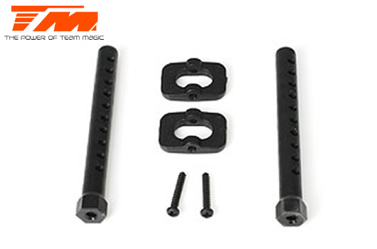 Team Magic - TM503307 - Spare Part - E4D - Front Body Post - 6mm (2 pcs)