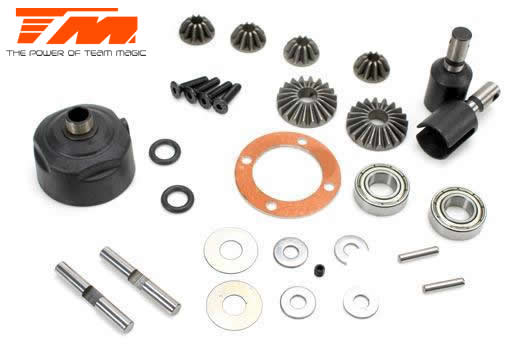 Team Magic - TM505117 - Ersatzteil - E6 Trooper / Trooper II - Differential Kit (V/H)