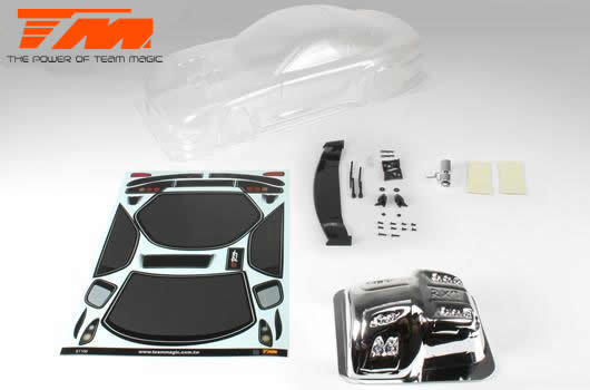 Team Magic - TM503321C - Body - 1/10 Touring / Drift - 190mm - Clear - RX7