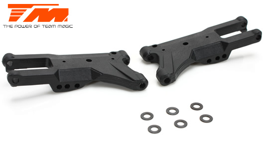 Team Magic - TM503337 - Spare Part - E4JS/JR/D - Front Lower Arm (2 pcs)
