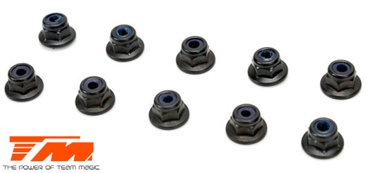 Team Magic - TM111165 - Nuts - M3 flanged (10 pcs)