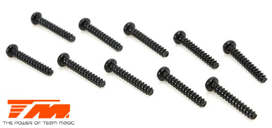 Team Magic - TM126212BU - Screws - Button Head - M2 x 12mm (10 pcs)