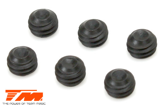 Team Magic - TM126302S - Grub Screws - M3 x  2mm (6 pcs)