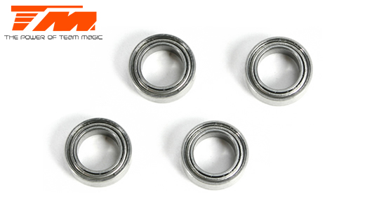 Team Magic - TM150407ST - Ball Bearings - metric - 4x 7x2.5mm (4 pcs)