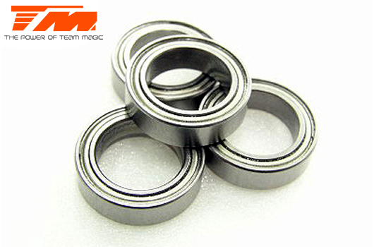 Team Magic - TM151015ST - Ball Bearings - metric - 10x15x4mm (4 pcs)