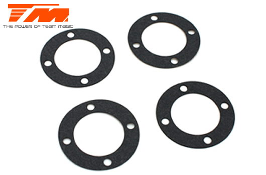 Team Magic - TM507114 - Spare Part - E4RS/JS/JR II / E4RS III / E4RS4 - Differential Case Gasket (4 pcs)