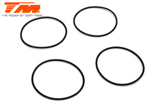 Team Magic - TM507115 - Pièce détachée - E4RS/JS/JR II / E4RS III / E4RS4 - O-rings de corps de différentiel (4 pces)