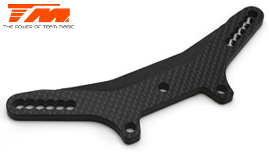 Team Magic - TM507121 - Spare Part - E4RS II - Carbon Fiber Front Shock Tower