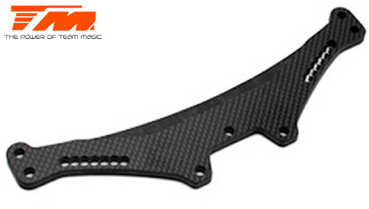 Team Magic - TM507124 - Spare Part - E4RS II - Carbon Fiber Rear Shock Tower