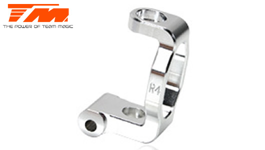 Team Magic - TM507135 - Option Part - E4RS/JS/JR II / E4RS III / E4RS4/ FWD - Aluminum 7075 - Caster Block Right (4 Degree)