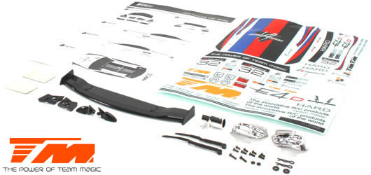 Body - 1/10 Touring / Drift - 190mm - Painted - no holes - 320 Dark Blue