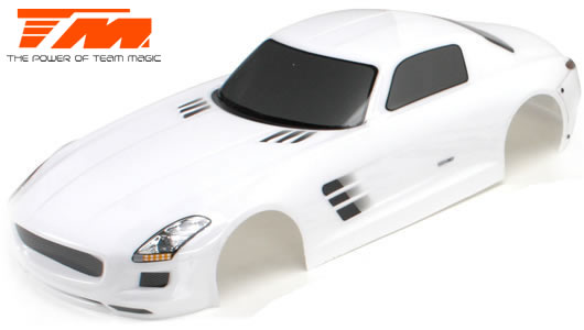 Team Magic - TM503326WA - Carrozzeria - 1/10 Touring / Drift - 190mm - Dipinta - no holes - SLS Bianco