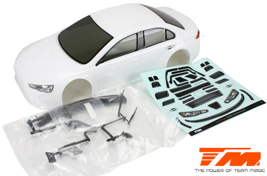 Team Magic - TM503366WA - Carrosserie - 1/10 Touring / Drift - 190mm - Peinte - non percée - EVX Blanche